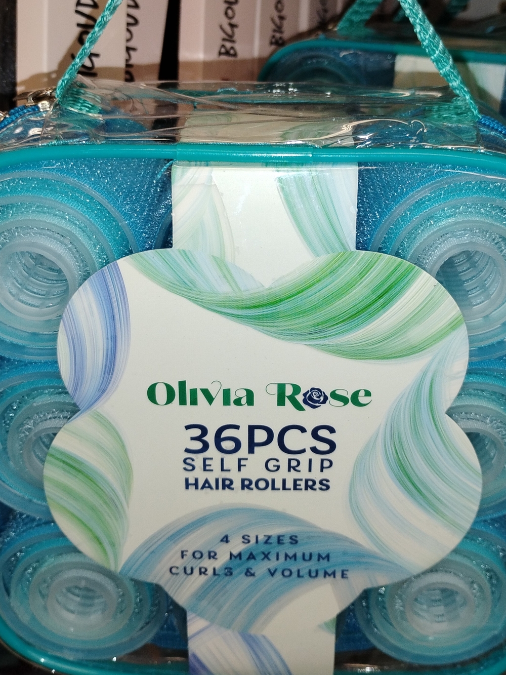 36PCS Self Grip Hair Rollers – Blue